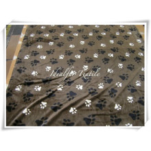 Plush Fur Fabric with Printed